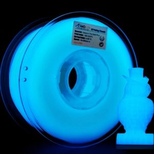 Filament 3d AMOLEN PLA bleu phosphorescent bobine