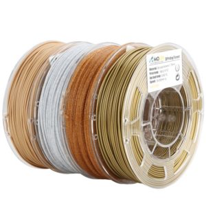 Filament 3d AMOLEN PLA bronze marbre bois shining or bobine