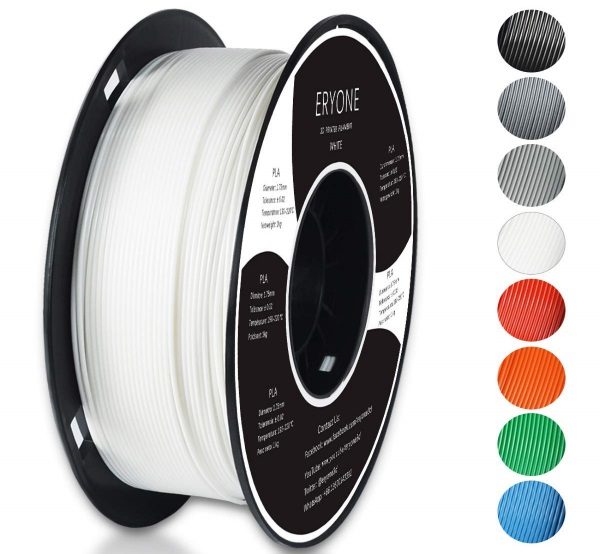 Filament 3d ERYONE PLA blanc bobine