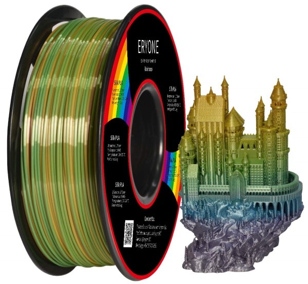 Filament multicolore PLA Mat pour imprimante 3D - 1,75 mm (Vendeur