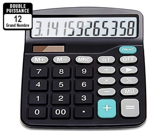 Calculatrice de bureau solaire HANPURE top3