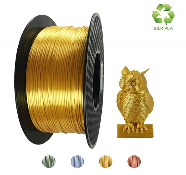 Fil imprimante 3d PLA or gold Ø 1.75 mm KEHUASHINA 1 kg (320 m)