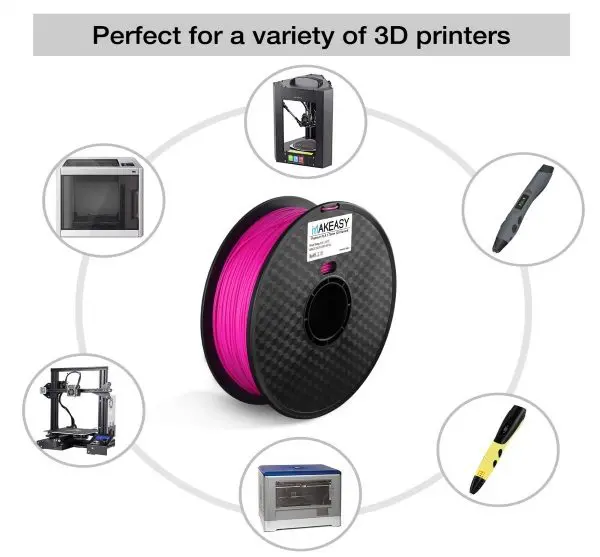 Filament 3d MAKEASY PLA violet stylos et imprimantes