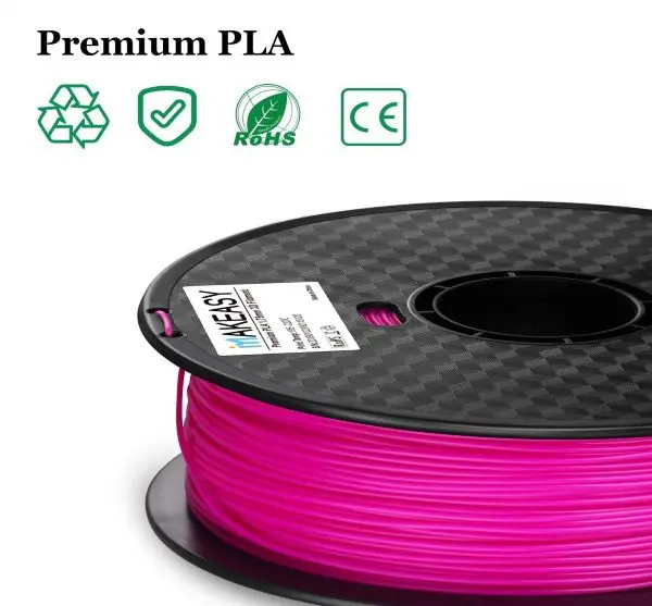 Filament 3d MAKEASY PLA violet normes labels