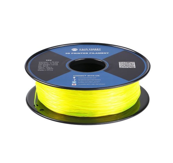 Filament 3d SAINSMART TPU jaune 800g 0.8Kg