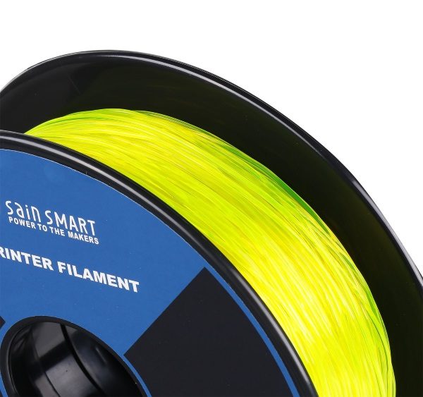 Filament 3d SAINSMART TPU jaune 1.75mm