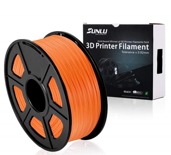 Filament 3d SUNLU PLA orange bobine