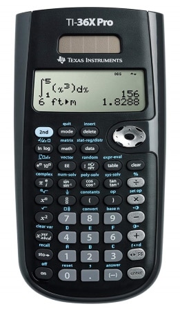 Calculatrice scientifique solaire TEXAS INSTRUMENTS TI 36 PRO collège lycée top3