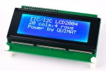 Afficheur LCD arduino couleur en I2C, disposant 4 lignes et 20 caractères blancs, rétroéclairage bleu, pour débuter facilement projet électronique