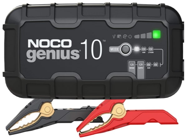 Chargeur batterie voiture auto moto NOCO GENIUS 10 A, automatique et intelligent 6v 12v, désulfateur pour régénérer batterie GENIUS10EU top4