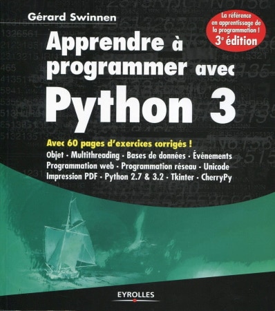 Livre programmation python avec exercices corrigés base de données web réseau code informatique top5