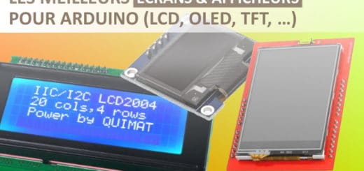 Les meilleurs écrans et afficheurs pour arduino, que ce soit LCD, OLED, TFT, avec ou sans interface i2c, tactile ou couleur, pour débuter en électronique