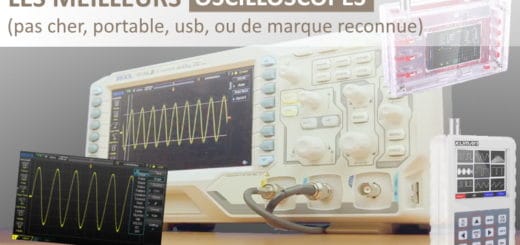 Meilleurs oscilloscopes numériques, de type portable, usb pc, ou RIGOL, modèles 1 à 2 voies canaux, produits pas cher ou de marque reconnue