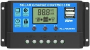 Contrôleur de charge solaire ALLPOWERS 20A et 12V ou 24V PWM pour panneau photovoltaïque intelligent avec écran LCD et port USB double top4